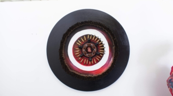 Grave Yard 
Mixed medium assemblage and found objects 
30" round 
2019
$2,200